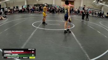 90 lbs Semifinal - Edward Encarnacion, Headhunters vs Larrell Crosby, Baltimore Wrestling Club