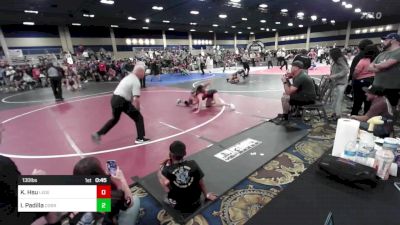 130 lbs Consi Of 8 #1 - Kennedy Hsu, Legends Of Gold LV vs Itzel Padilla, Cobra Kai