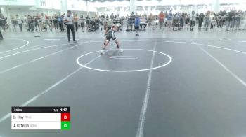 74 lbs Quarterfinal - Davian Ray, Trybe vs Jared Ortega, Scrap House