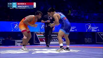 70 kg Final 3-5 - Naveen Naveen, India vs Ernazar Akmataliev, Kyrgyzstan
