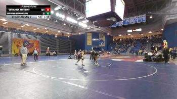 190 lbs Champ. Round 3 - Brianna Murray, Newton vs Sruthi Murugan, South Brunswick