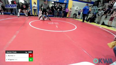 64-67 lbs Quarterfinal - Liam Byrne, Bristow Wrestling vs JAck Kilgore, Eufaula Ironheads Wrestling Club