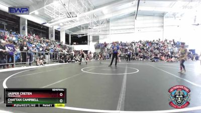 61 lbs Semifinal - Chattan Campbell, WTC vs Jasper Creten, Trailblazer