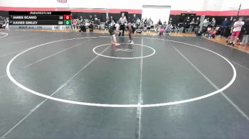 175 lbs Champ. Round 3 - James Scanio, LIBERTYVILLE vs Xavier Smiley, Carol Stream (GLENBARD NORTH)