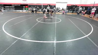 175 lbs Champ. Round 3 - James Scanio, LIBERTYVILLE vs Xavier Smiley, Carol Stream (GLENBARD NORTH)