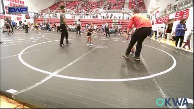 52 lbs Consi Of 8 #2 - Talyn George, Weatherford Youth Wrestling vs Ryan Sampaio, Shelton Wrestling Academy