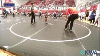 52 lbs Consi Of 8 #2 - Talyn George, Weatherford Youth Wrestling vs Ryan Sampaio, Shelton Wrestling Academy