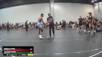 132 lbs Round 1 (6 Team) - Joshua Horn, MF Army vs Tristen Payne, Team 478