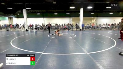 95 lbs Consi Of 32 #2 - Noah Losey, PA vs Jackson Smith, OK