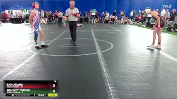 92 lbs Round 7 (8 Team) - Sam Adams, Terps Xtreme vs Bentley Bergen, Olmsted Falls