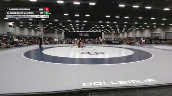 106 lbs Champ. Rd Of 16 - Nathan Hoopman, MN Elite Wrestling Club vs Alejandro De La Rosa, Cyclones Wrestling & Fitness