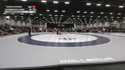 106 lbs Champ. Rd Of 16 - Nathan Hoopman, MN Elite Wrestling Club vs Alejandro De La Rosa, Cyclones Wrestling & Fitness