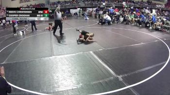 50 lbs Cons. Round 1 - Cooper Croghan, Monarch Wrestling Club - David City vs Reeve Christensen, West Point Wrestling Club