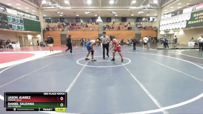 175 lbs 3rd Place Match - Jason Juarez, Mission Hills vs Daniel Saldana, San Pasqual