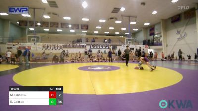 76 lbs Rr Rnd 1 - Miles Cain, Bristow Youth Wrestling vs Rowan Cole, Standfast