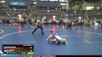 80 lbs Cons. Round 3 - Carter Booze, UWC vs Noah Boyer, Nebraska City