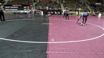 1A-4A 165 Semifinal - Brody Frederick, Oak Grove vs Mirio Crenshaw, Escambia County