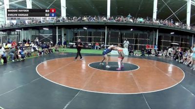 190 lbs Maddie Hayden, Michigan Red vs Evelyn Vargas, California Red