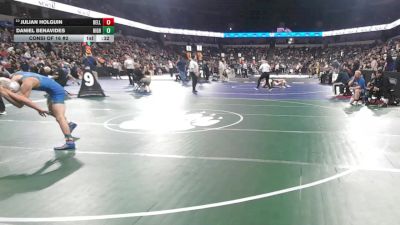 126 lbs Consi Of 16 #2 - Julian Holguin, Bellarmine (CC) vs Daniel Benavides, Highland (CS)