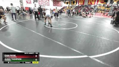 150 lbs Cons. Round 5 - Ehren Thompson, Chaparral vs Evan Payne, Valencia (Valencia)