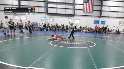 95 lbs Round 2 (6 Team) - TJ Little, BELIEVE TO ACHEIVE vs Colton Wyss, EASTERN CAROLINA WRESTLING ACADEMY
