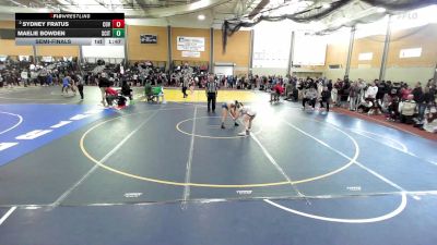 120 lbs Semifinal - Sydney Fratus, Coventry vs Maelie Bowden, Scituate