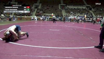 7A 190 lbs 1st Place Match - Brandon Denson, Opelika Hs vs Gavin Whiteside, Enterprise HS