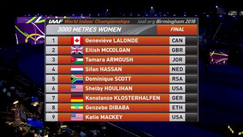 Women’s 3k, Final - Dibaba Closes In 4:04 1500m FTW