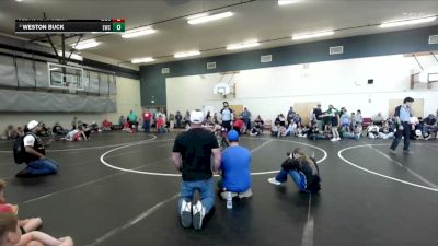 77 lbs Cons. Quarters - Sebastian Mejia, Idaho Gold Wrestling Club vs Weston Buck, Emmett Wrestling Club