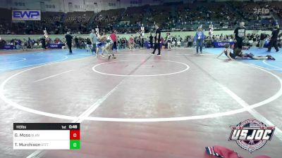 110 lbs Consi Of 16 #2 - Grayson Moss, Blanchard Wrestling Club vs Tytus Murchison, Standfast