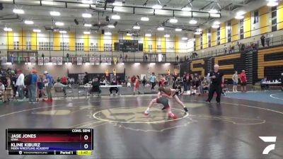 102 lbs Cons. Semi - Jase Jones, Iowa vs Kline Kiburz, Moen Wrestling Academy