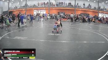 40 lbs Champ. Round 1 - Gunner Smith, Summerville vs Jeremiah De Luna, JET