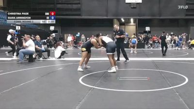 207 lbs Cons. Round 3 - Siara Arrington, Ottawa University vs Christina Page, Central Methodist University