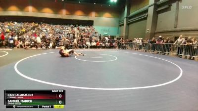 144 lbs Champ. Round 2 - Cash Alabaugh, Corning Union vs Samuel Marich, Spring Creek