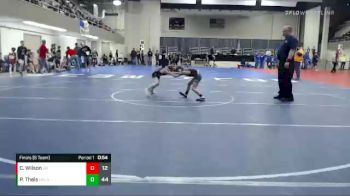 55 lbs Finals (8 Team) - Coy Wilson, Grand Rapids vs Peter Theis, Holdingford