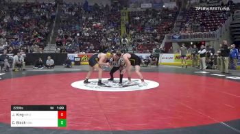 220 lbs Consolation - Joey King, Maplewood vs Cael Black, Eisenhower