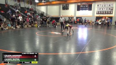 54 lbs Round 5 - Camden Seaton, VS Viking Wrestling Club vs Colson Andersen, Big Game Wrestling Club