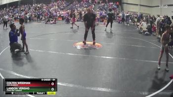 64 lbs Quarterfinal - Landon Vergho, Cane Bay Cobras vs Colten Weidman, C2X Academy