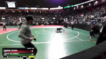 90 lbs Champ. Round 1 - Aidyn Villarreal, DWA vs Gabriel Dozier, BAB1