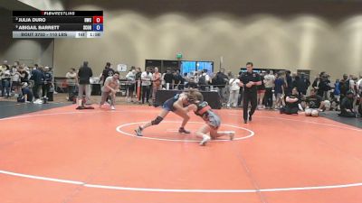 110 lbs 3rd Place Match - Julia Duro, Hammer Wrestling Club vs Abigail Barrett, Scorpions