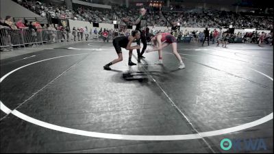 97 lbs Quarterfinal - Paisley Heflin, Northeast Take Down Club vs Lamorie Harbert, Kipp Tulsa