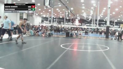 140 lbs Rr Rnd 4 - Justin Somers, Homegrown White - HSC vs Zion Borge, Team Shutt Garnett Trained - HSC