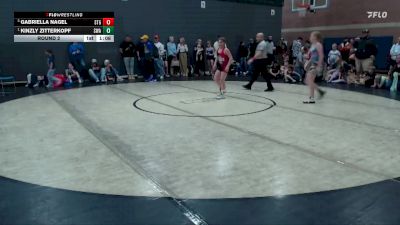112 lbs Round 2 - Kinzly Zitterkopf, Sublime Wrestling Academy vs Gabriella Nagel, Small Town Grims