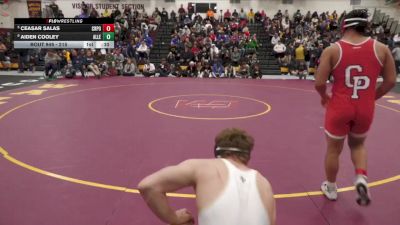 215 lbs 3rd Place Match - Aiden Cooley, Allen vs Ceasar Salas, Crown Point