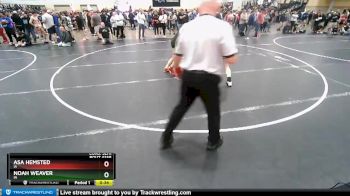 170 lbs Cons. Semi - Asa Hemsted, IA vs Noah Weaver, IN