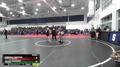 187 lbs Round 2 - Jeremiah Aboytes, GRAPPLING GROUNDS vs Julian Martinez, Threshold