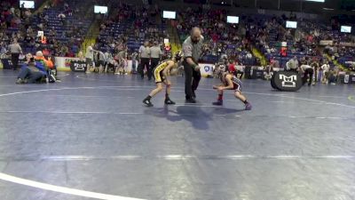 56 lbs Round Of 16 - Liam Weyandt, Claysburg-Kimmel vs Lincoln Koteski, Franklin Regional