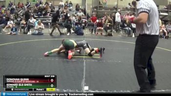 90 lbs Champ. Round 1 - Edward (ej) Smith, Olympia vs Donovan Quinn, Simmons Academy Of Wrestling