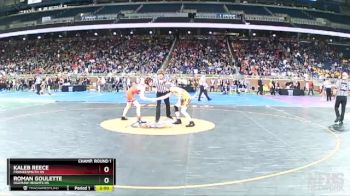 D3-106 lbs Champ. Round 1 - Kaleb Reece, Frankenmuth HS vs Roman Goulette, Ogemaw Heights HS