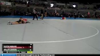 80 lbs Semis & 1st Wrestleback (8 Team) - Austin Niebuhr, Maple River/United South Central vs Kellon Hanson, NLS (New London/Spicer)